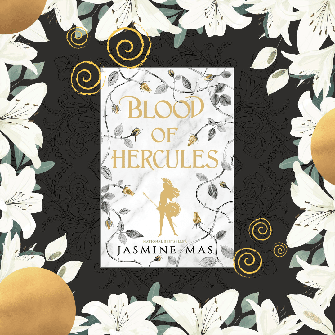 A cover card for Blood of Hercules by Jasmine Mas.